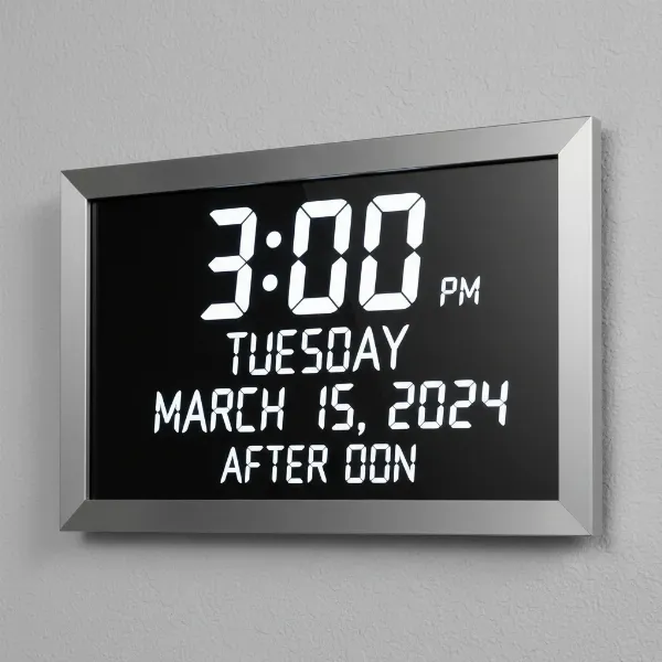 The Ultimate Guide to LED Digital Wall Clocks for Seniors and Visually Impaired