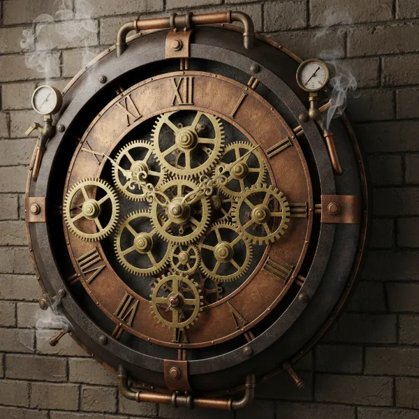 The Ultimate Guide to Wall Clocks with Moving Gears: Embracing Steampunk Style