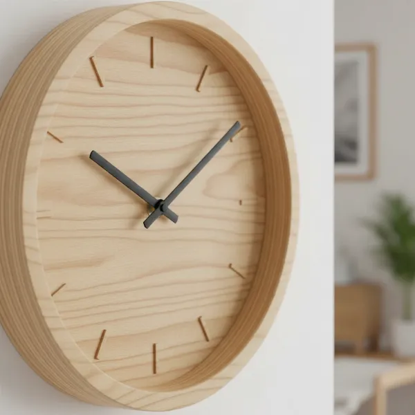 Umbra Rimwood Wall Clock: A Timeless Blend of Modern Design and Serene Functionality